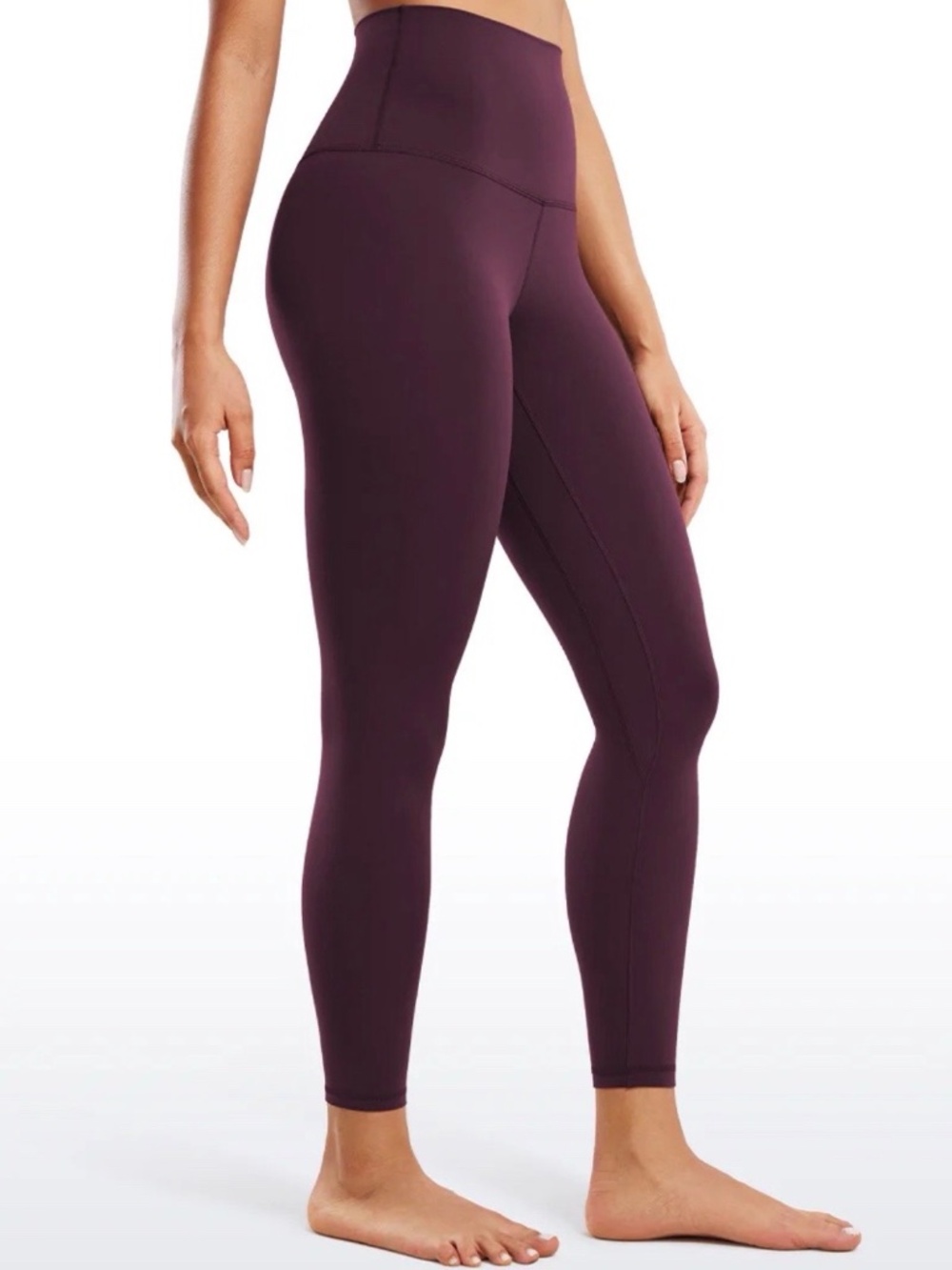 CRZ Yoga High Waisted Leggings Plum Purple Size Small Buttery Soft Athleisure